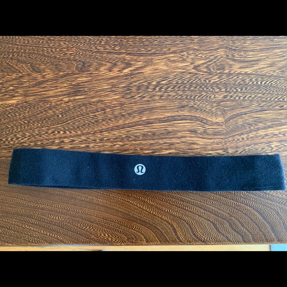 Lululemon Black Headband. 1.25” Wide